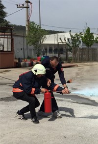 2019 yılının ilk yangın eğitimi başarı ile tamamlandı!